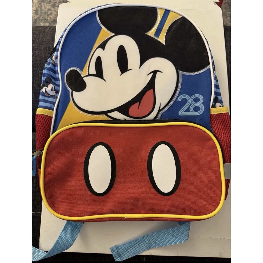 Disney Mickey Mouse Kids Toddler Backpack School Bookbag Boys‎ 12" Preschool EB9